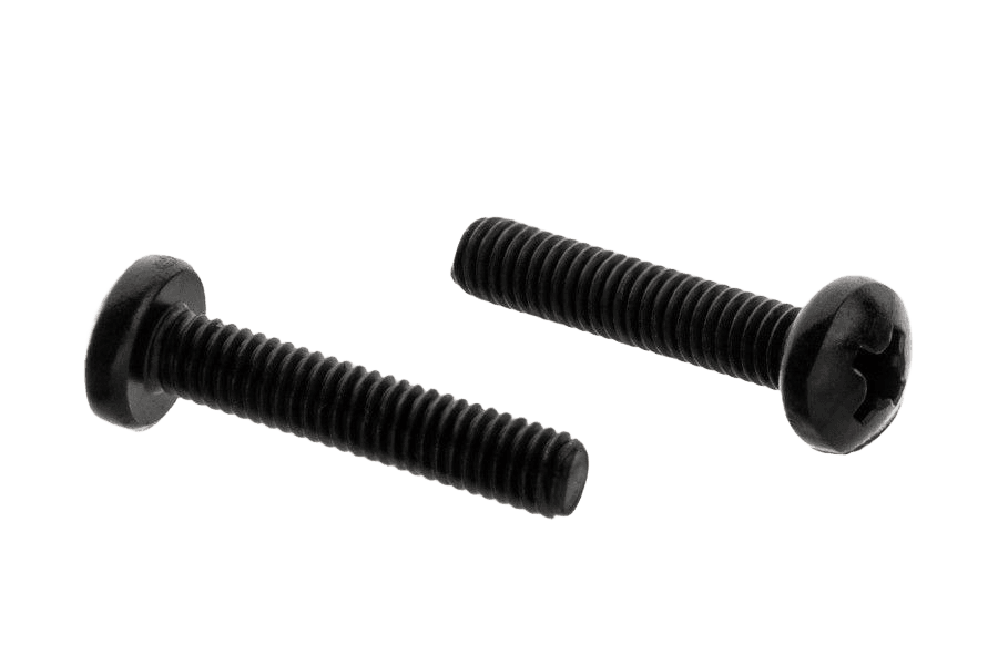 Wkręt do metalu H-D Zn-Ni czarny DIN 7985