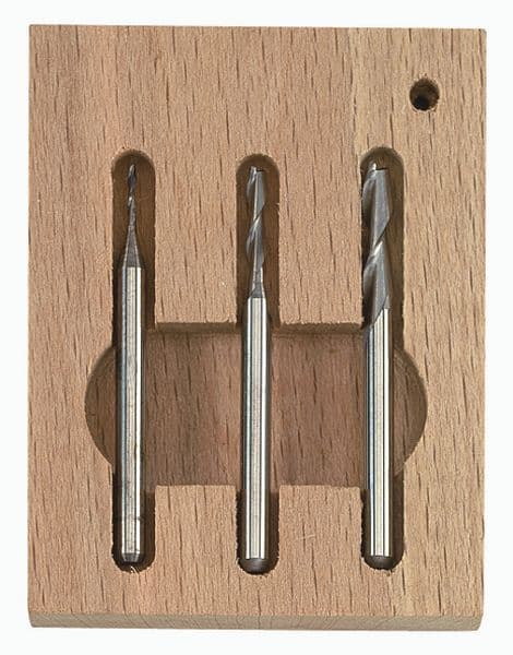 Frez wolframowe Proxxon 1, 2, 3 mm, trzpień 3 mm