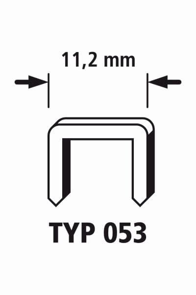 Zszywki WOLFCRAFT stal