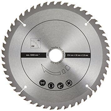 Tarcza tnąca Scheppach 2szt. fi 254 x 30/25,4 x 2,8 mm 48 zębów, fi 254 x 30/25,4 x 2,8 mm 60 zębów