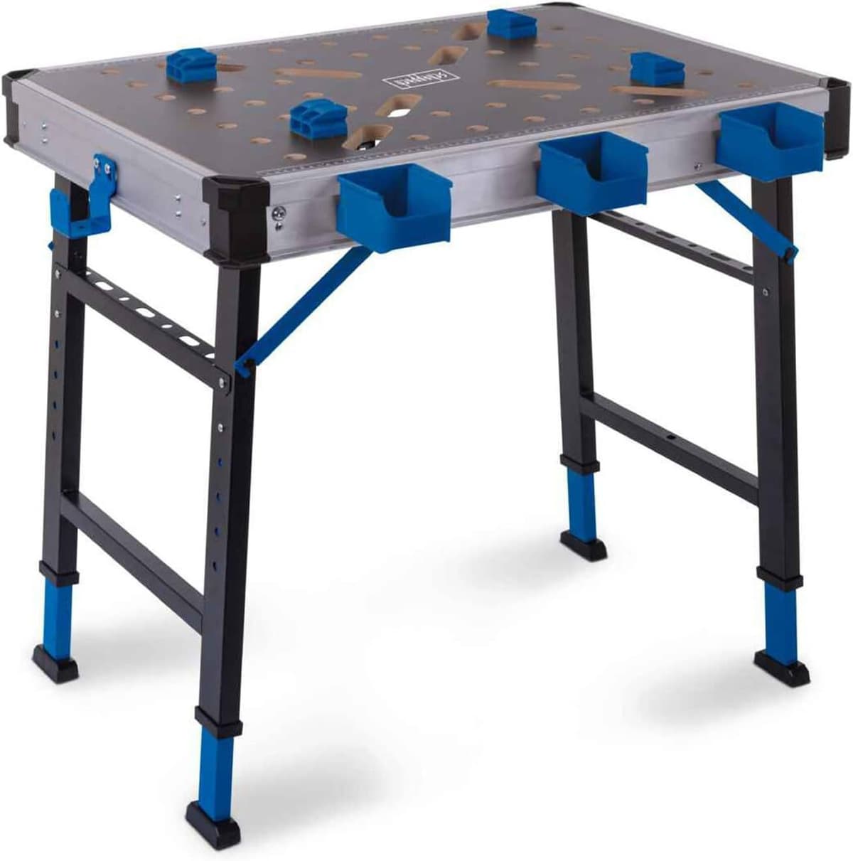 Stół roboczy warsztatowy składany 450 kg regulowany MWB150 Scheppach 5907118900