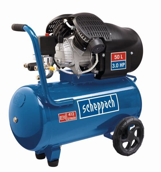 Kompresor dwutłokowy Scheppach 50 L