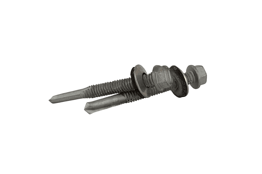 Wkręt samow. 6-kt #5 + EPDM/A2 fl Zn AN 212