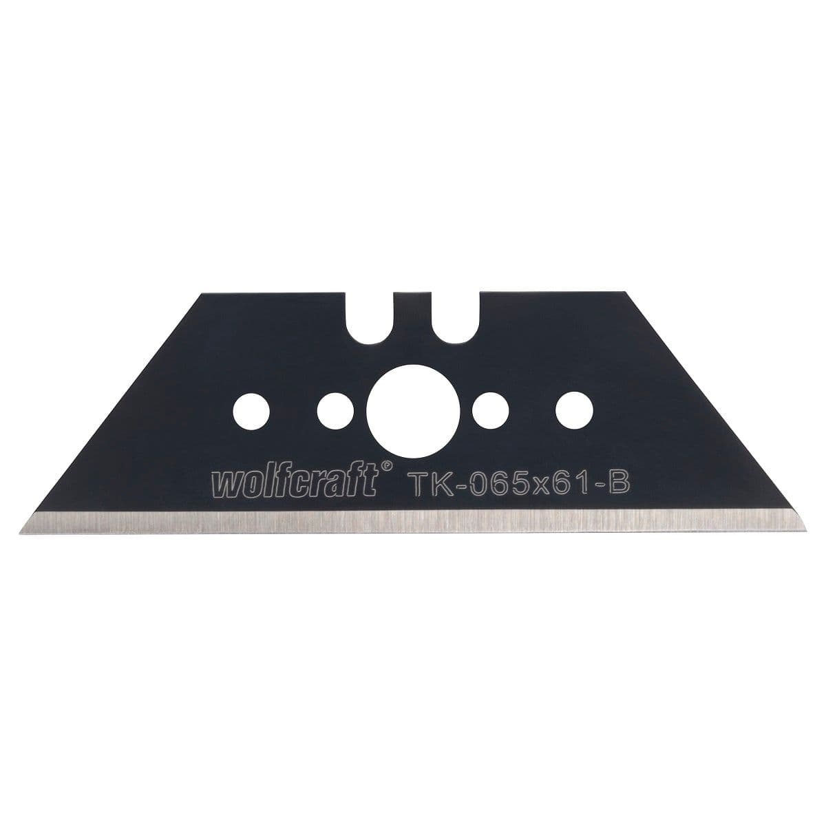 Ostrza trapezowe PRO SHARP 0,65x0,61 mm czarne, wolfcraft (5 szt.)
