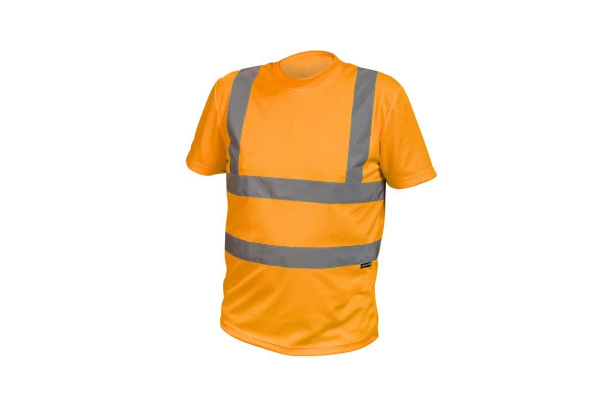 ROSSEL T-shirt ostrzegawczy pomarańczowy