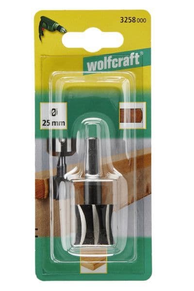 Frez promieniowy 25 mm Wolfcraft - WS, trzpień 8 mm