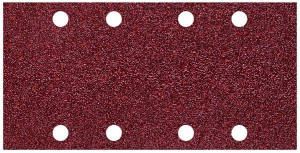 Papier szlifierski 93x185mm Wolfcraft - gr. 40/80/120, perforowany,na rzep [10 szt.]