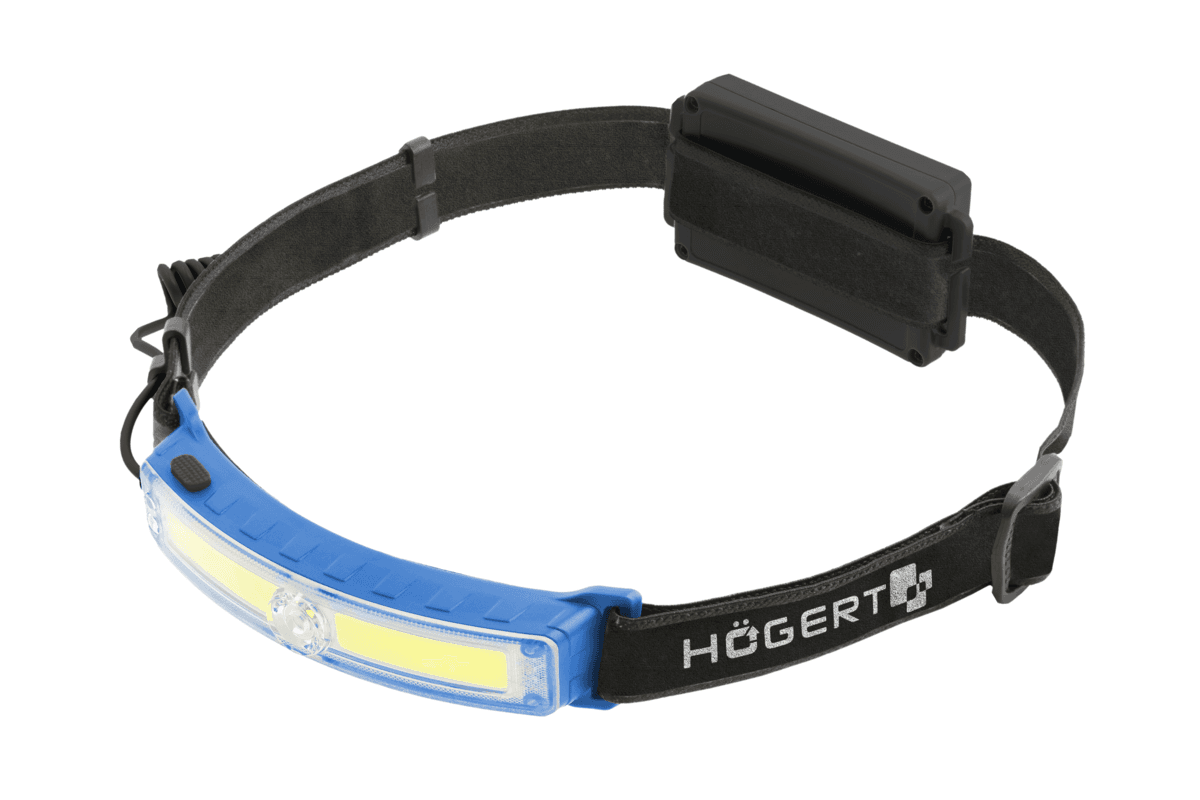 Lampa czołowa COB XPG USB, 6 funkcji