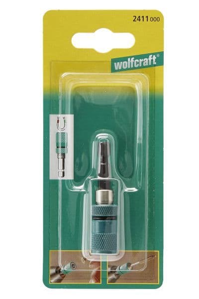 Uchwyt magnetyczny Wolfcraft - 60 mm z ogranicznikiem
