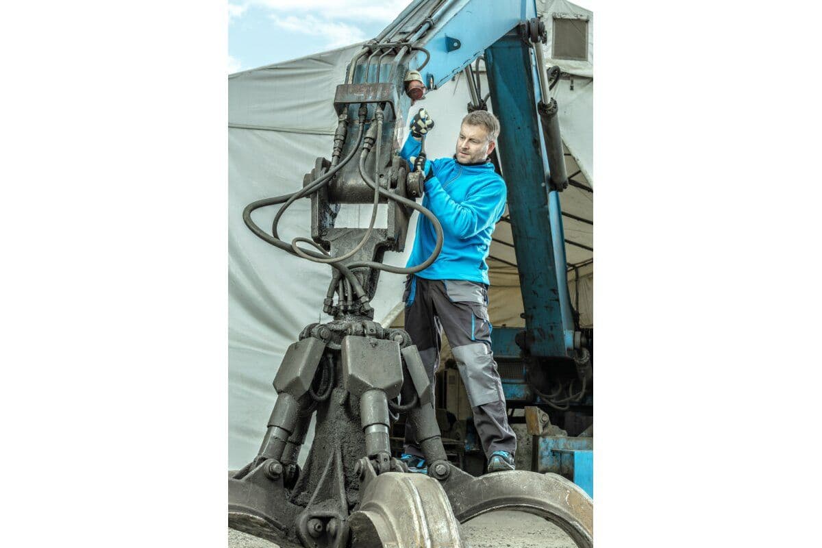 Spodnie robocze stalowe 2XL