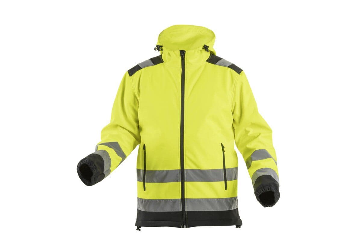ARGEN kurtka ostrzegawcza softshell żółta