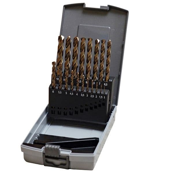 Zestaw wierteł do metalu HSS-Co DIN 338 1 ABRABORO